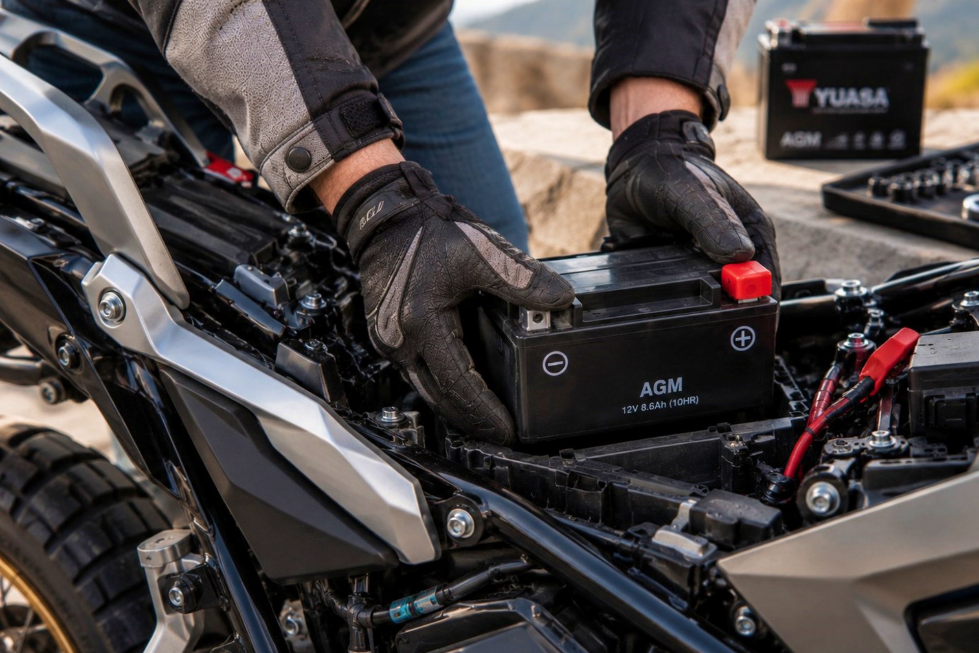 Como cambiar bateria de moto
