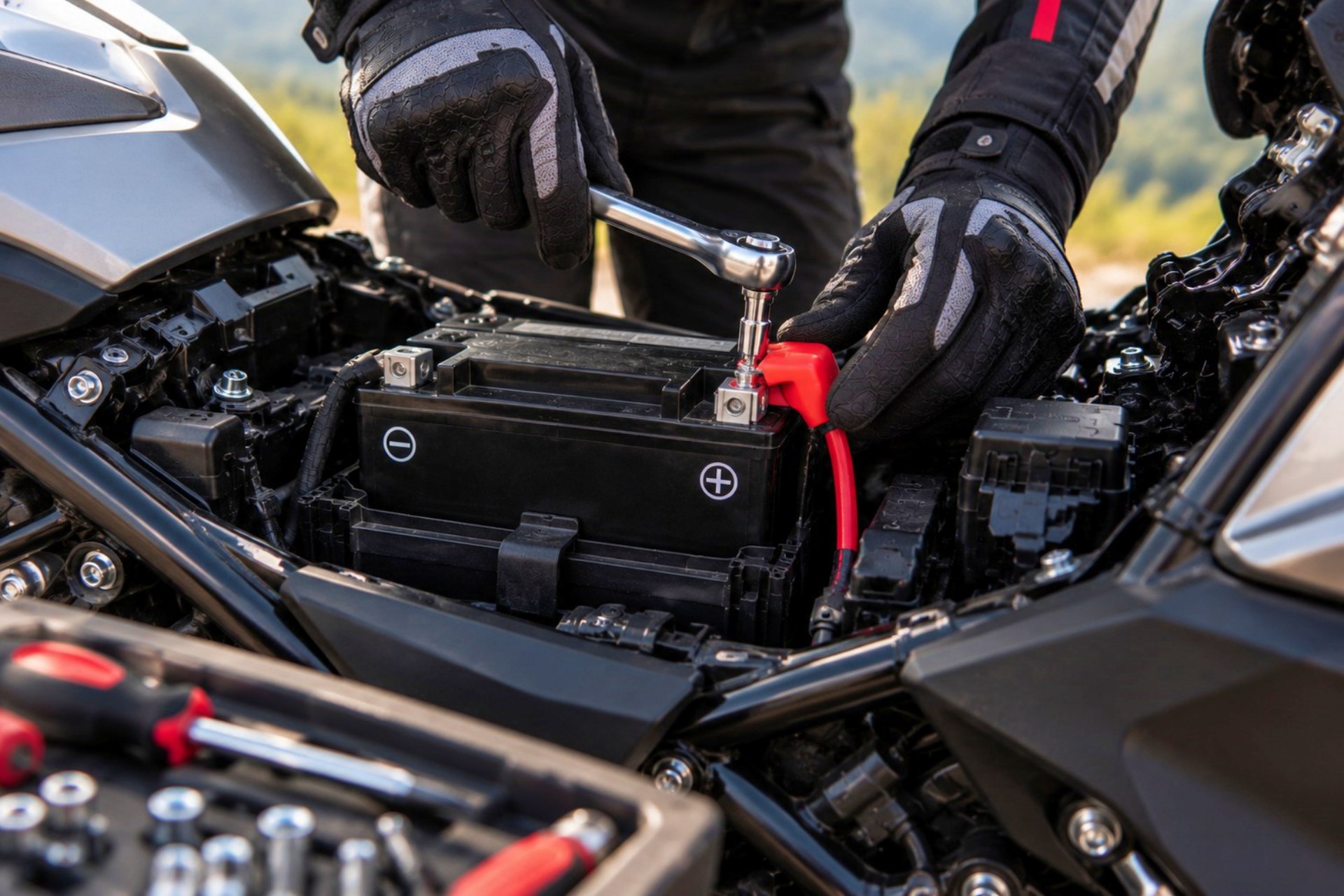 Como cambiar bateria de moto