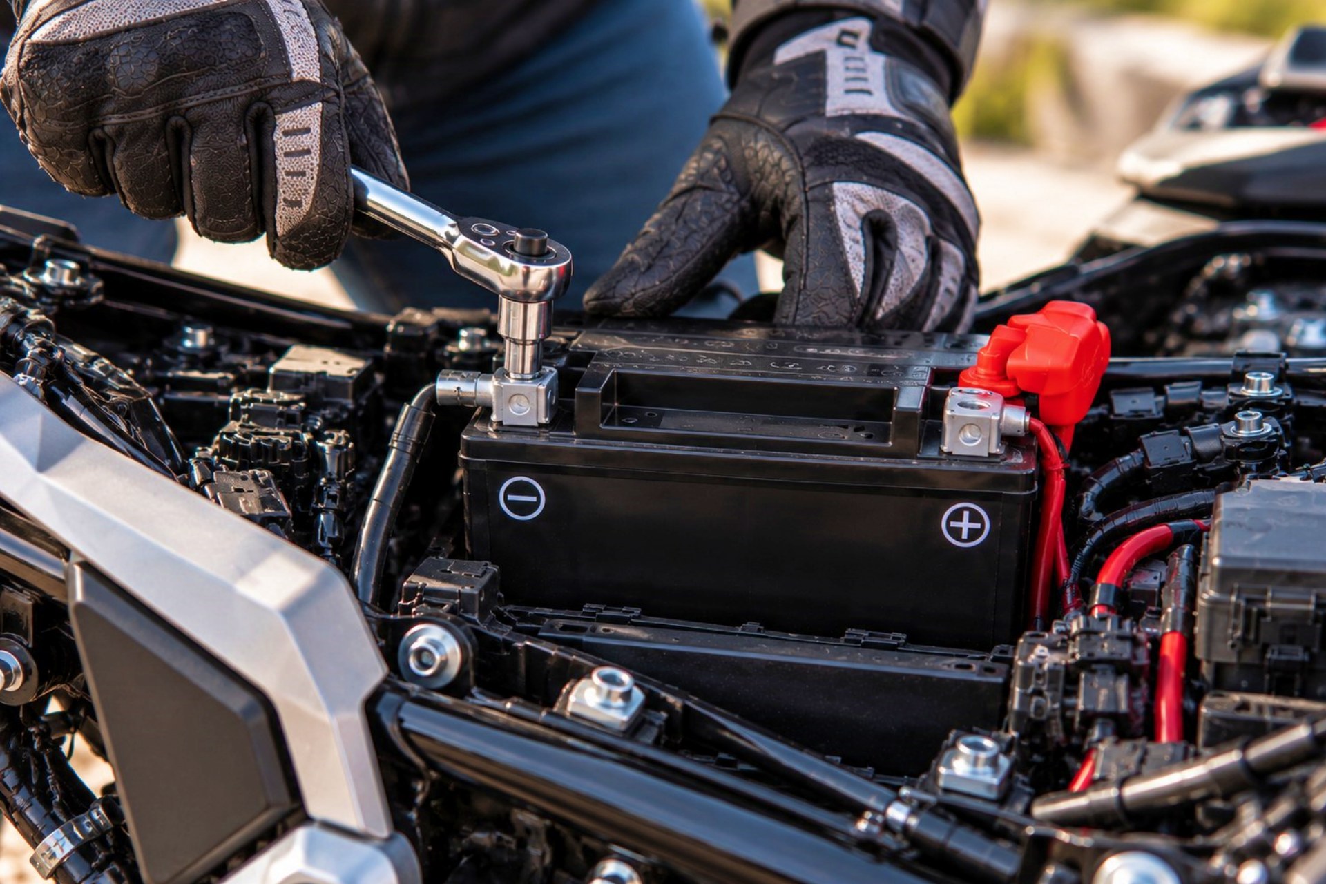 Como cambiar bateria de moto