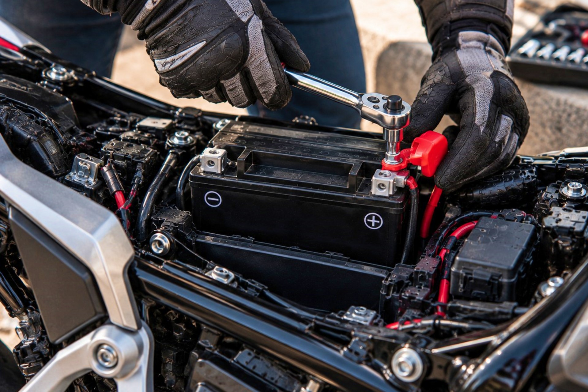 Como cambiar bateria de moto