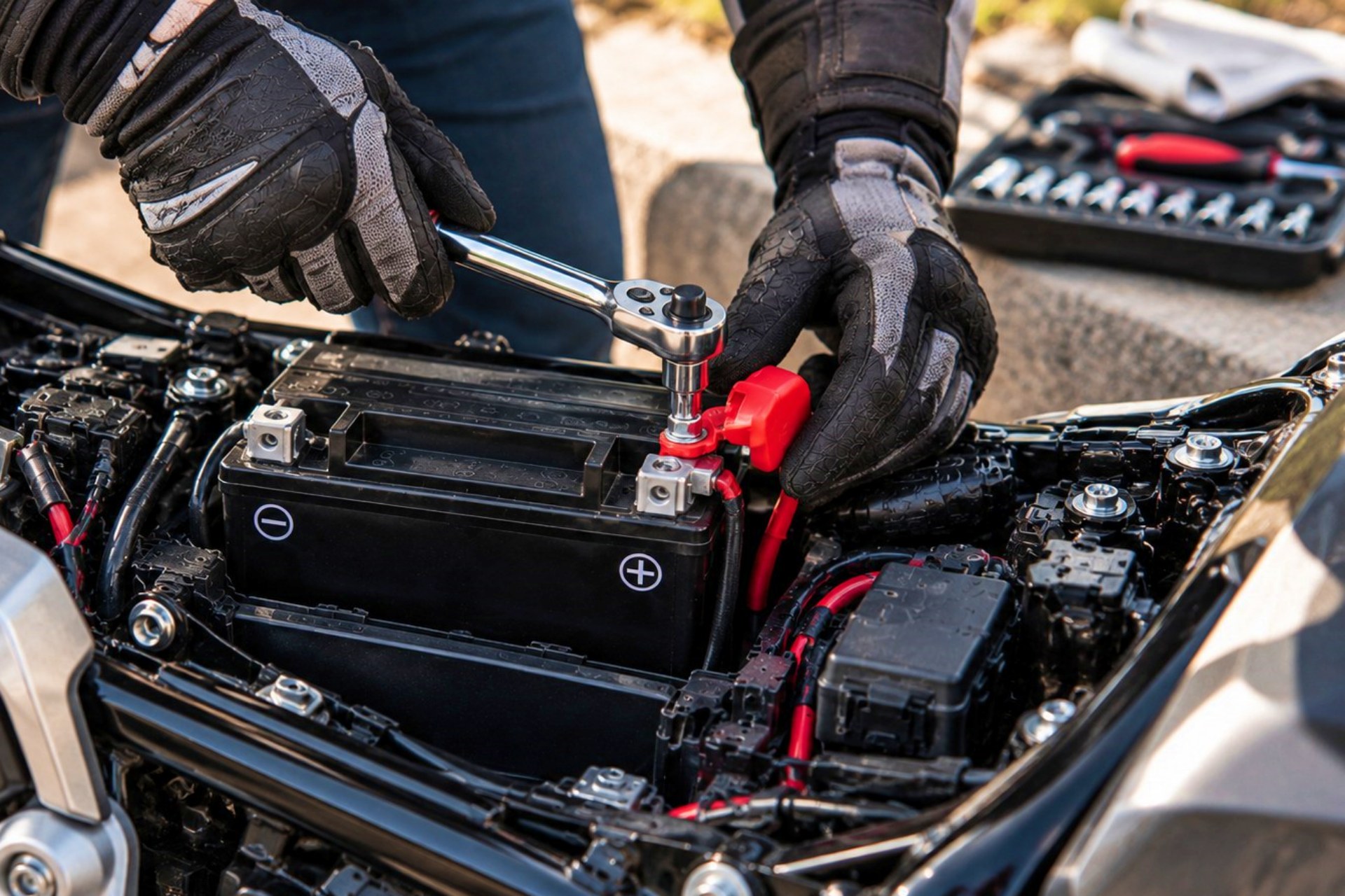 Como cambiar bateria de moto