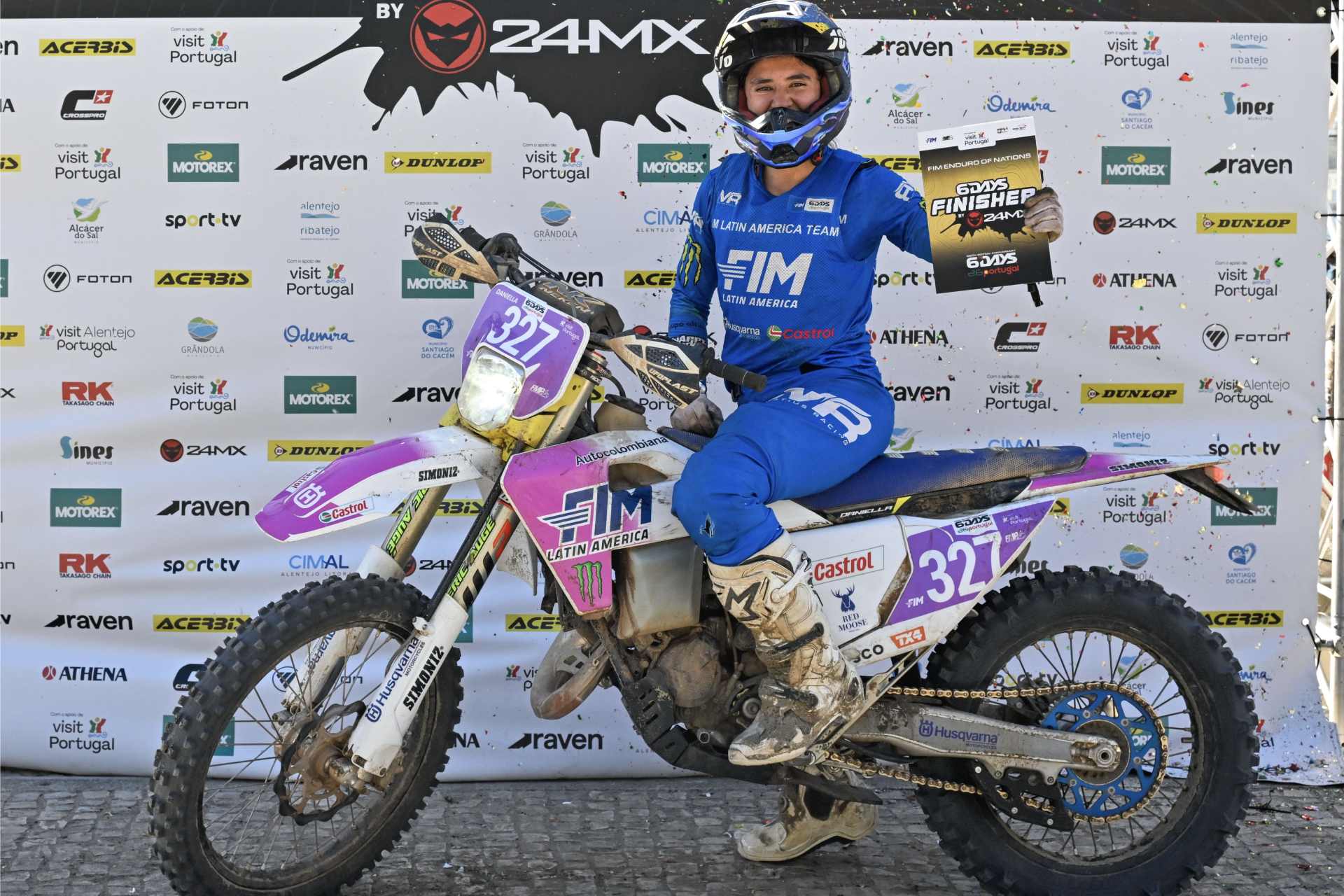 Six Days de Enduro: Daniella Acosta hizo un buen papel en Portugal
