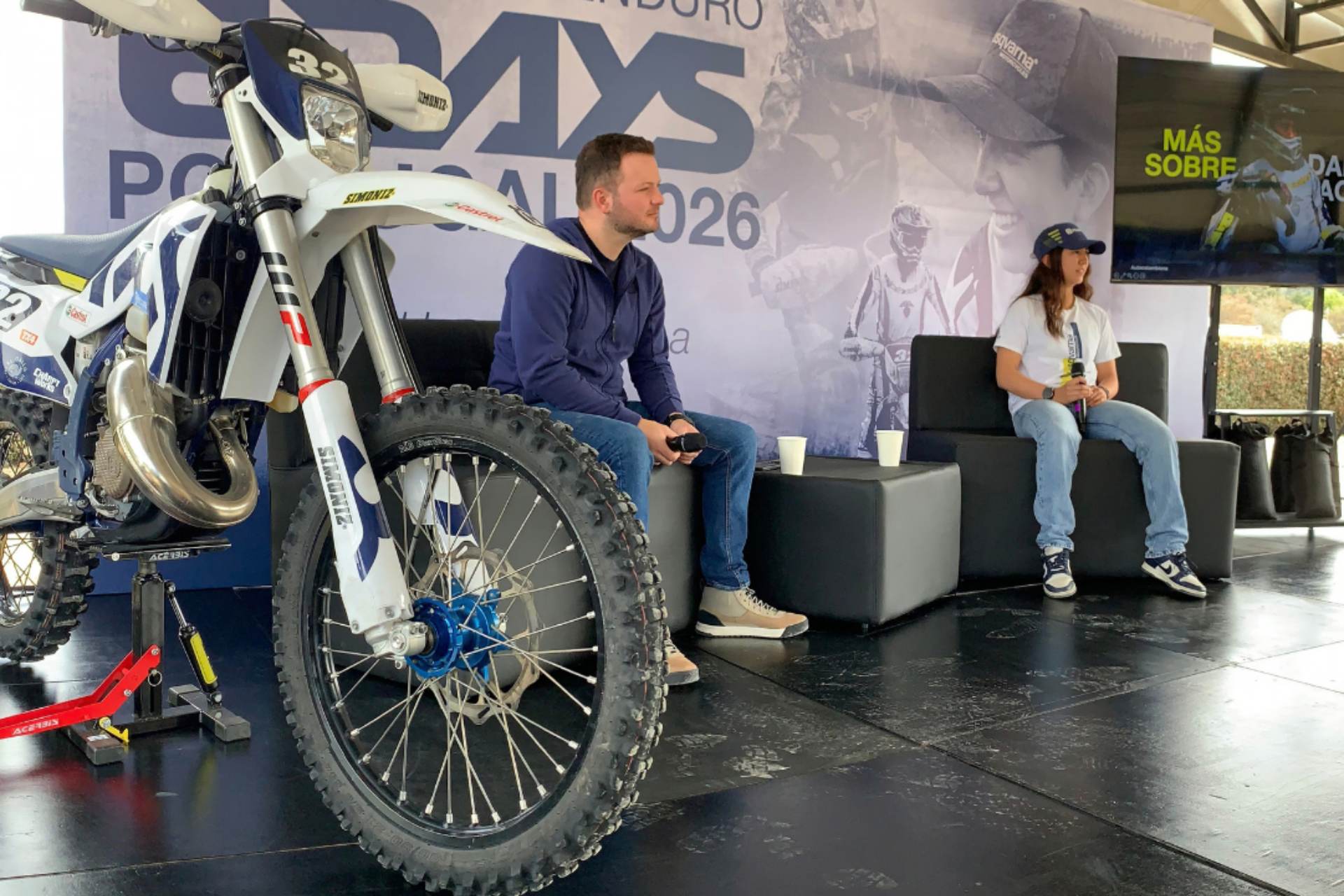 Daniella Acosta, primera piloto colombiana en disputar el Six Days de Enduro