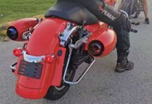 Harley-Davidson Street Glide Jet Glide reacción