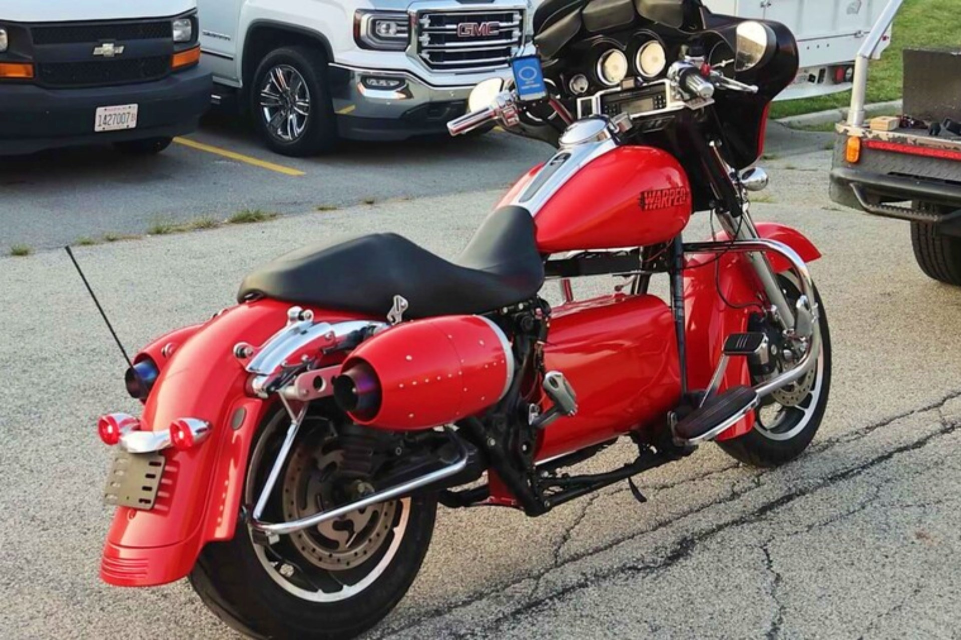 Harley-Davidson Street Glide Jet Glide reacción
