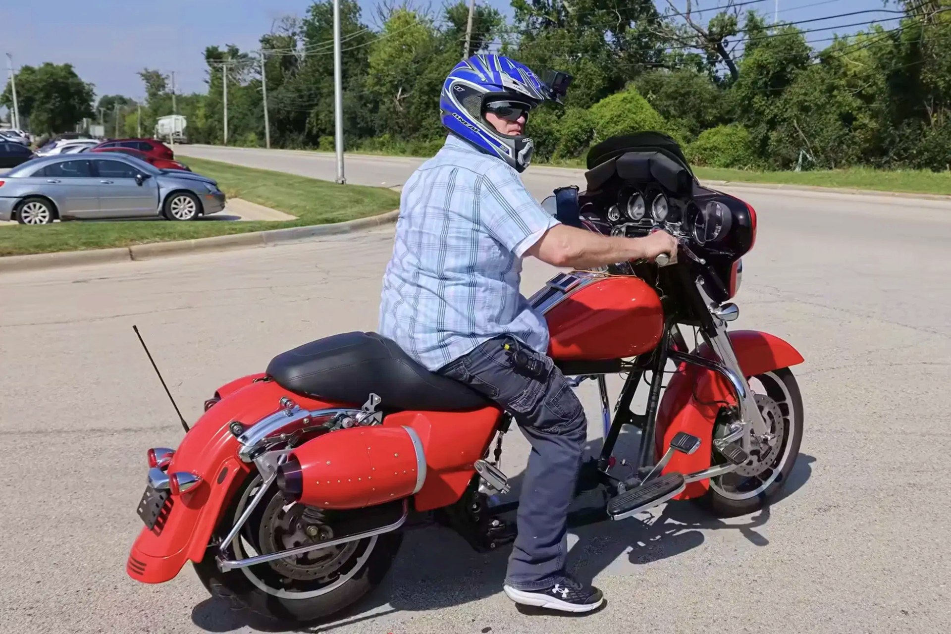 Harley-Davidson Street Glide Jet Glide reacción