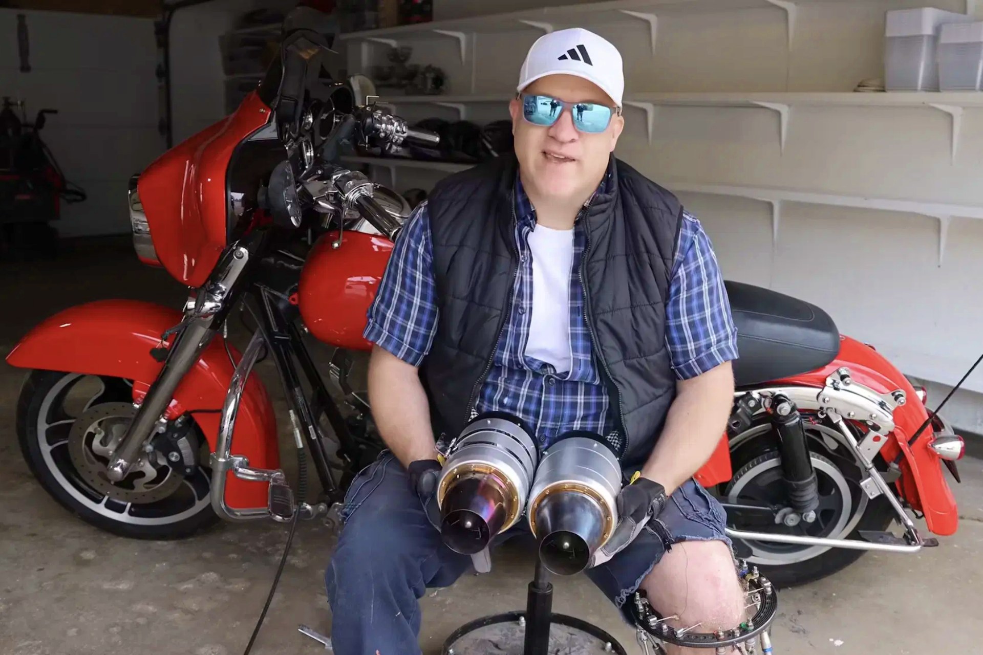 Harley-Davidson Street Glide Jet Glide reacción