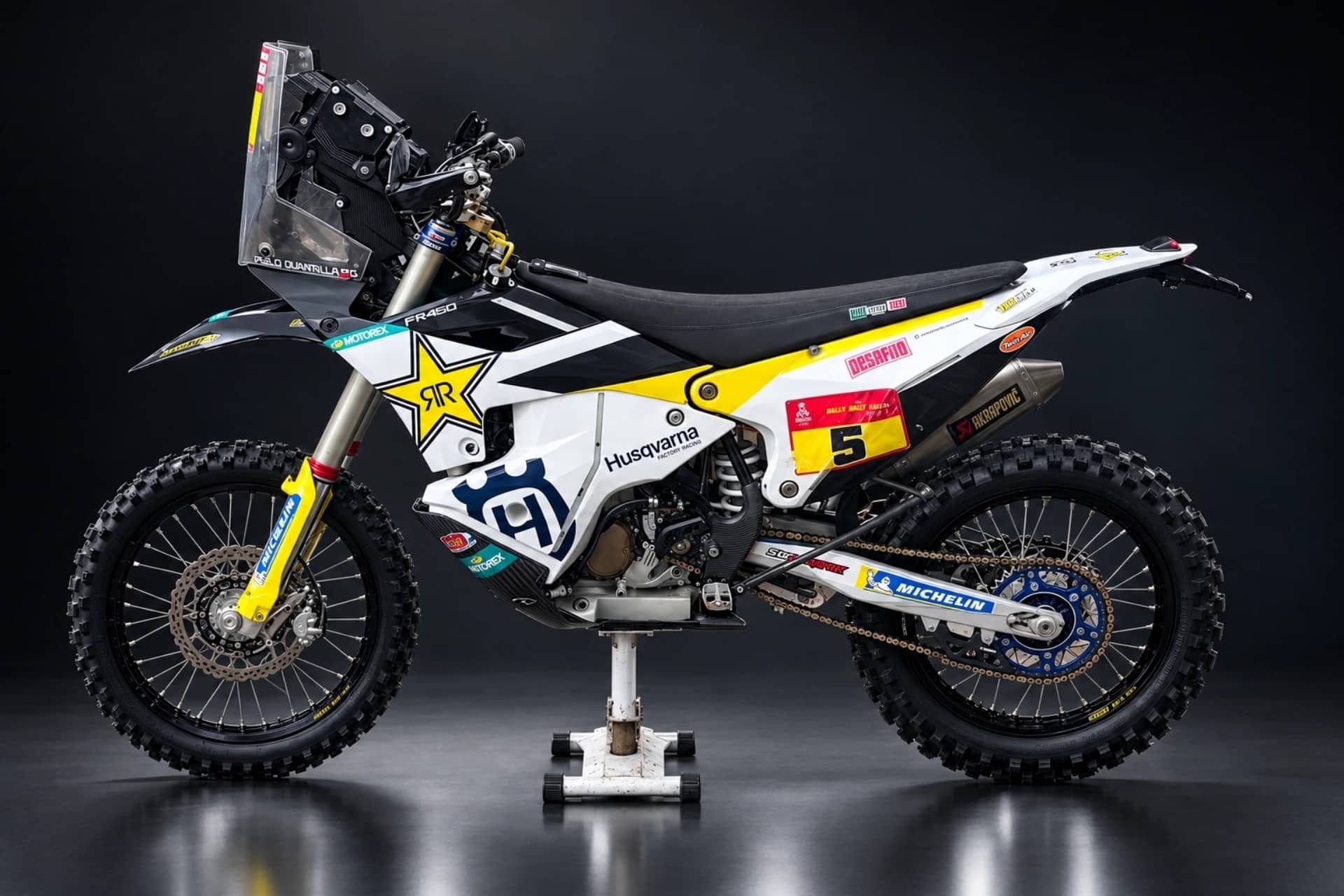 Husqvarna FR 450 Rally Factory del Dakar 2020 de Pablo Quintanilla