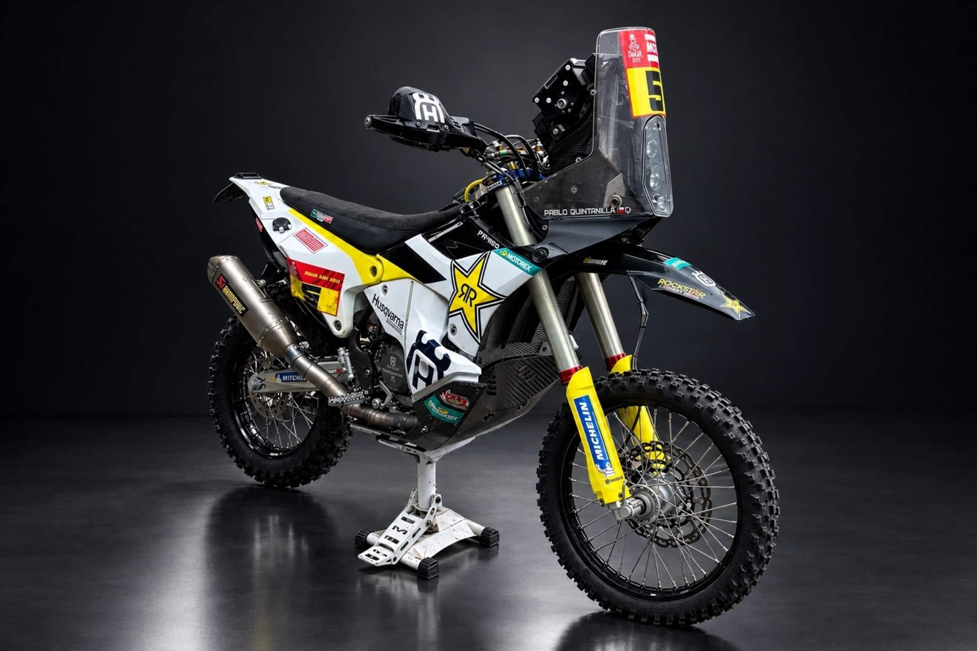 Husqvarna FR 450 Rally Factory del Dakar 2020 de Pablo Quintanilla