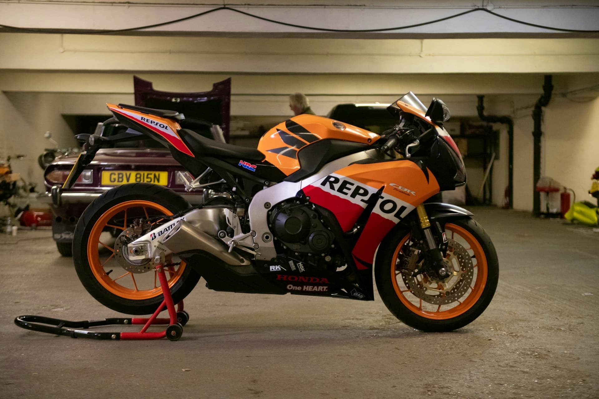 James May Honda CBR1000RR Fireblade Repsol de 2013