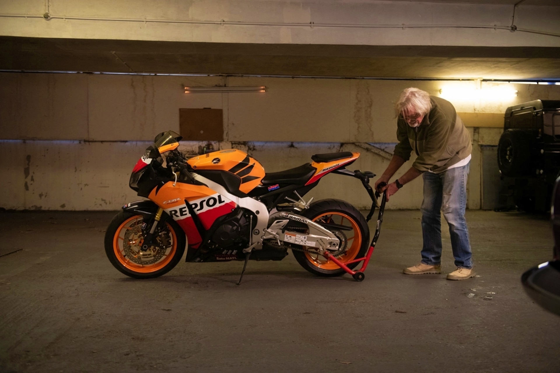 James May Honda CBR1000RR Fireblade Repsol de 2013