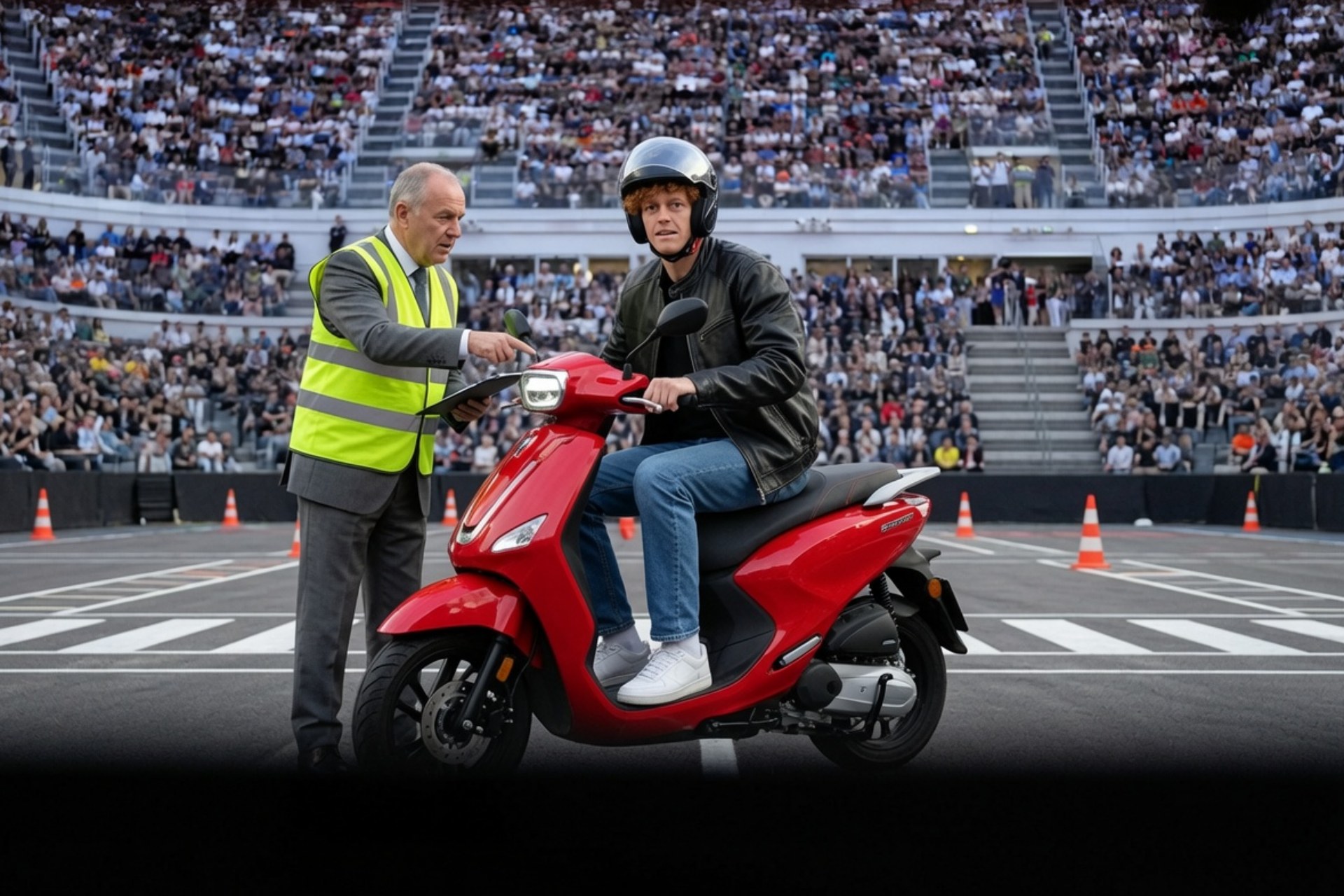 Jannik Sinner vence en su partido contra el examen de conducir de moto en el “5º SET”