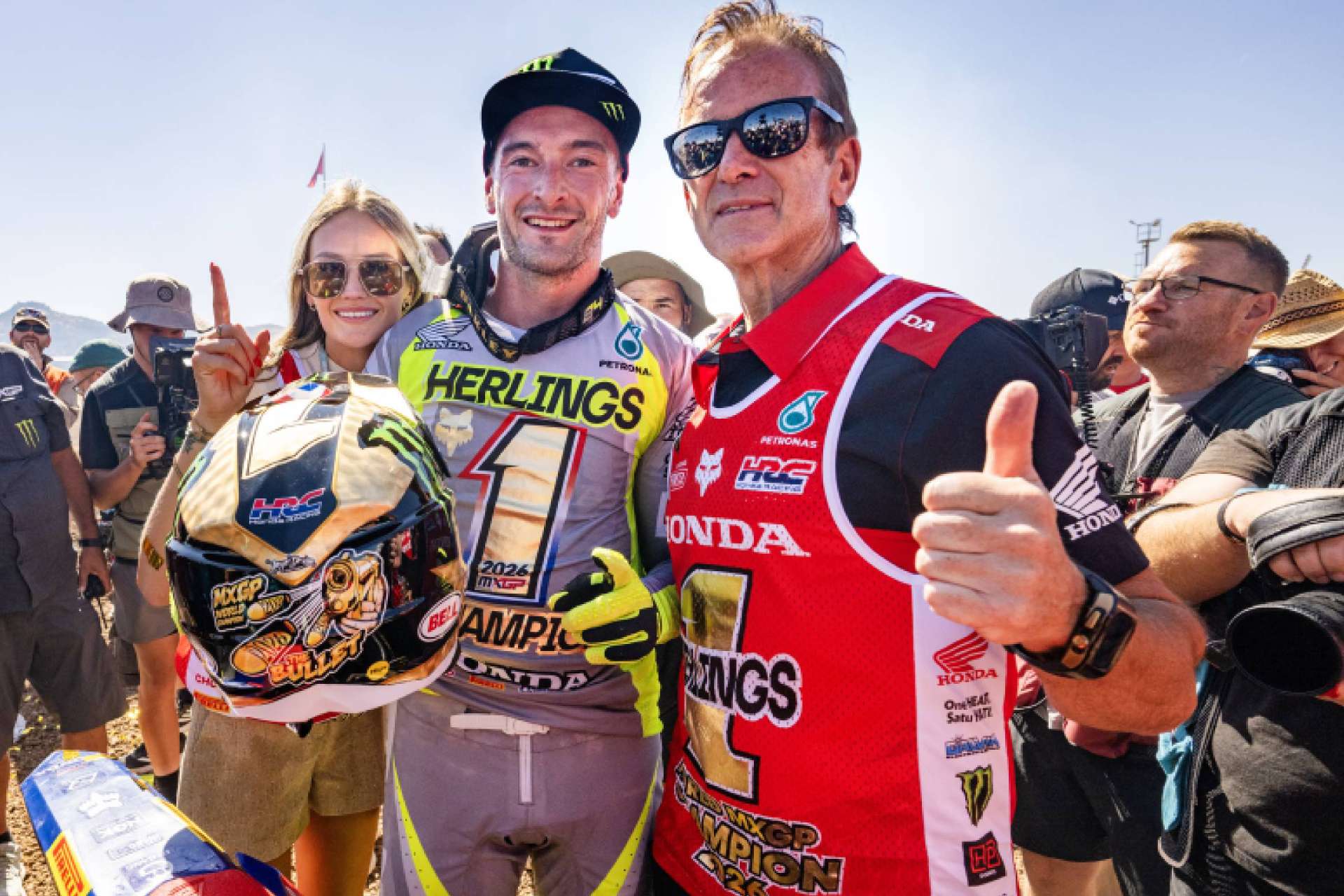 ¡Histórico! Jeffrey Herlings conquistó su sexto Mundial de MXGP con Honda
