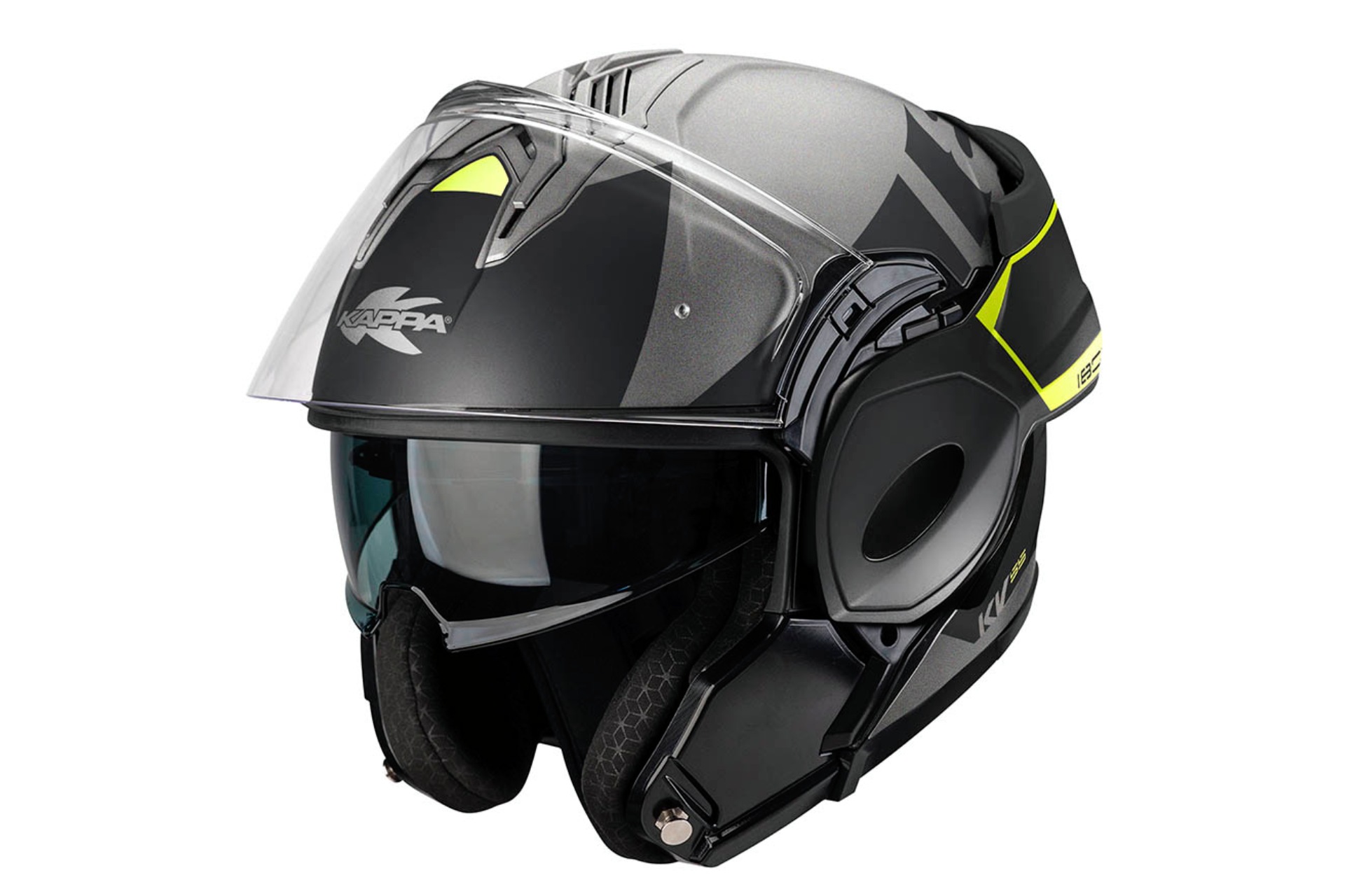 Kappa KV55 York, el casco que gira 180° y combina protección, tecnología y versatilidad