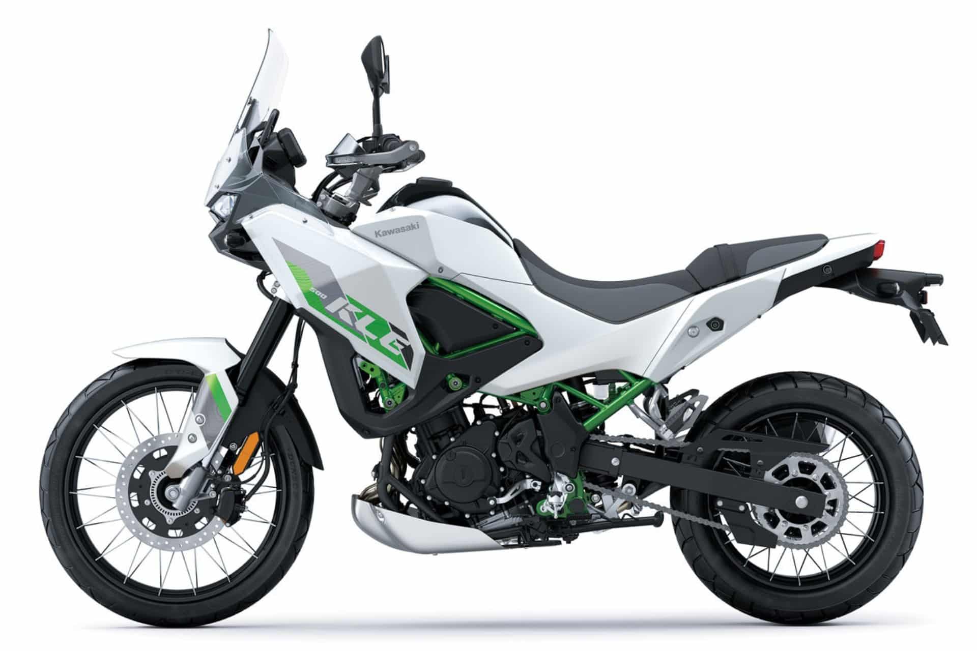 Kawasaki KLE500 SE Smartride 2027, la Adventure que cambia las reglas del juego