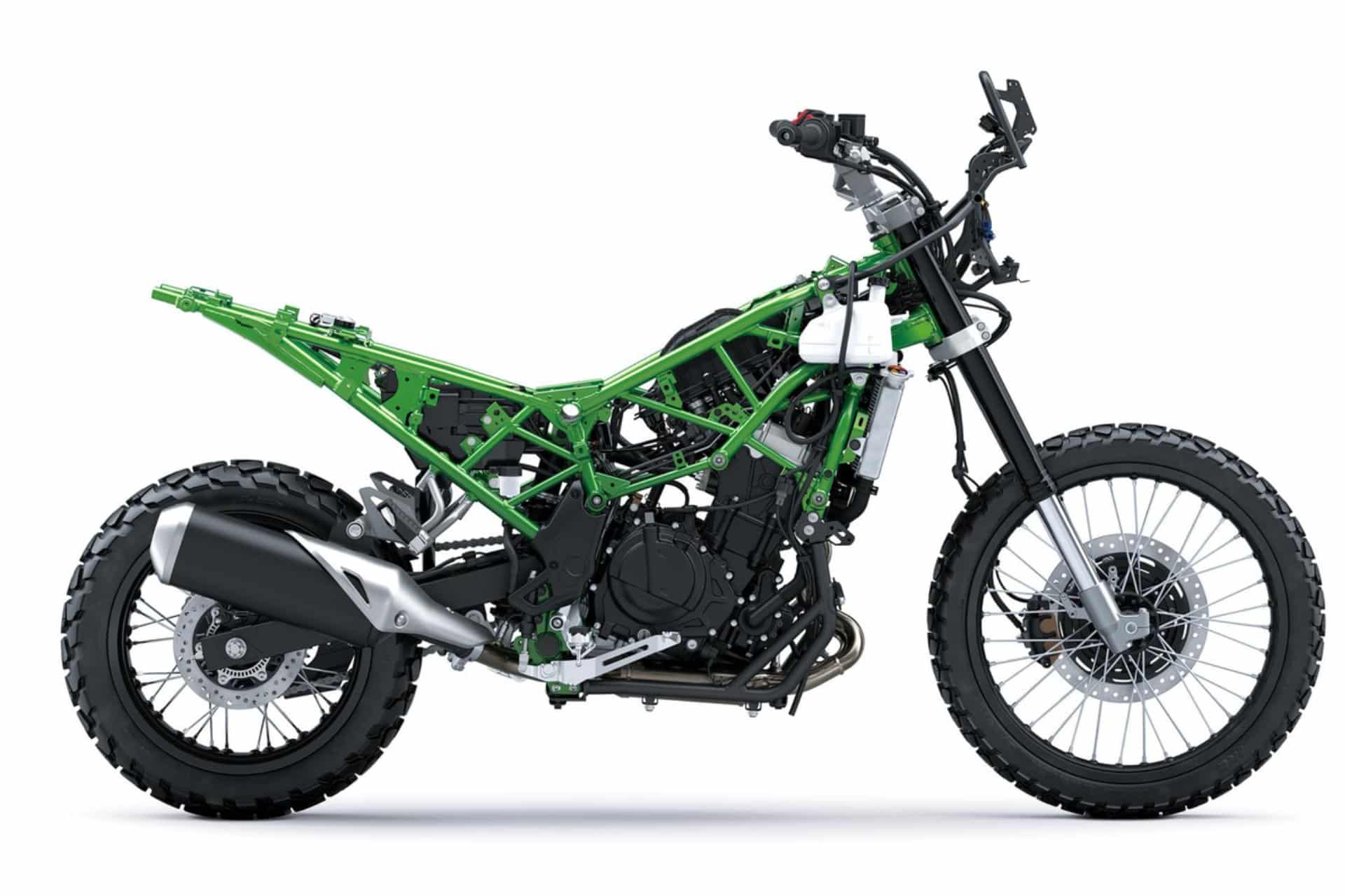 Kawasaki KLE500 SE Smartride 2027, la Adventure que cambia las reglas del juego