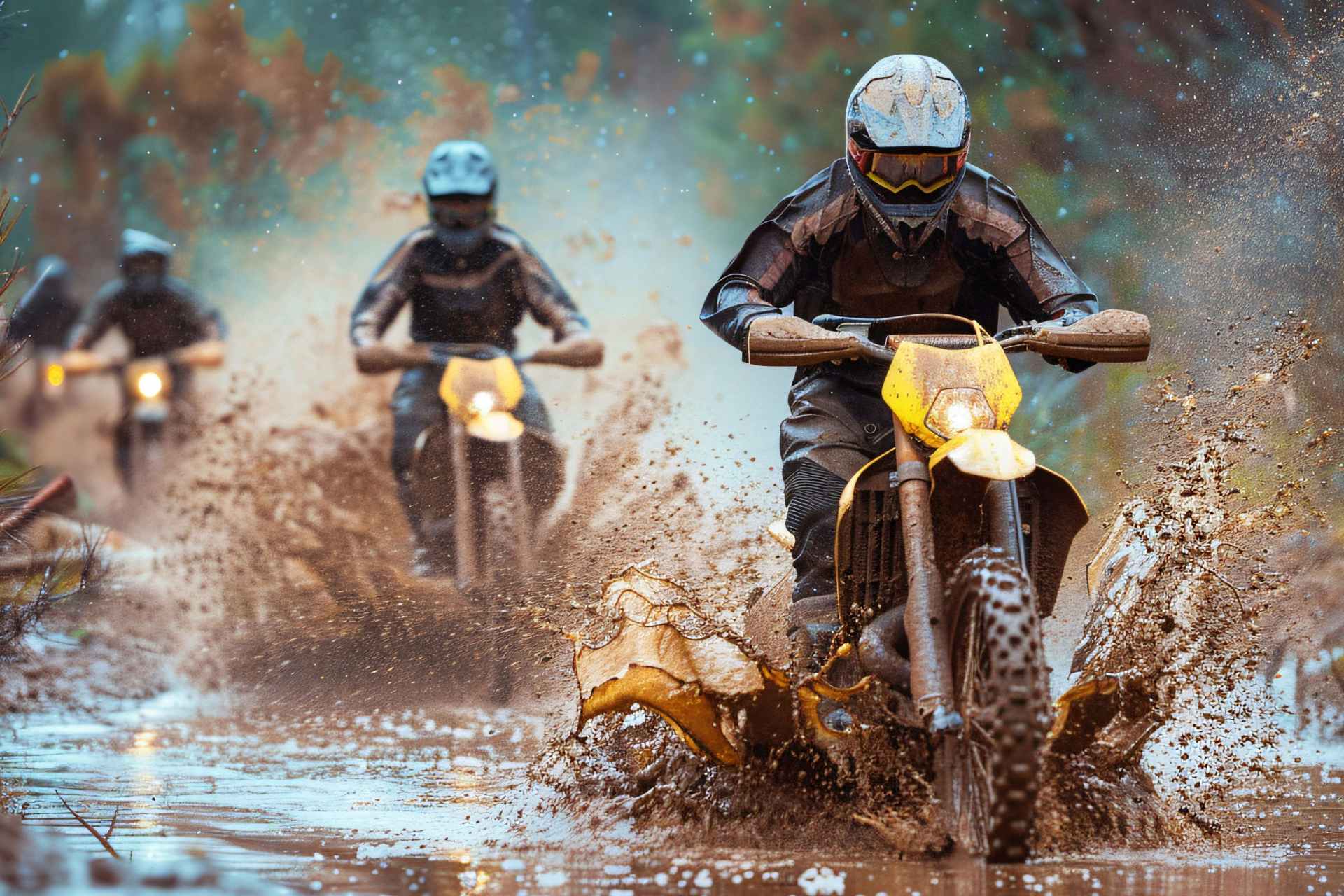 ¿Cómo limpiar su moto tras una larga jornada de mucho barro?
