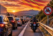 Motos arcén Cataluña Reglamento de Circulación 2026
