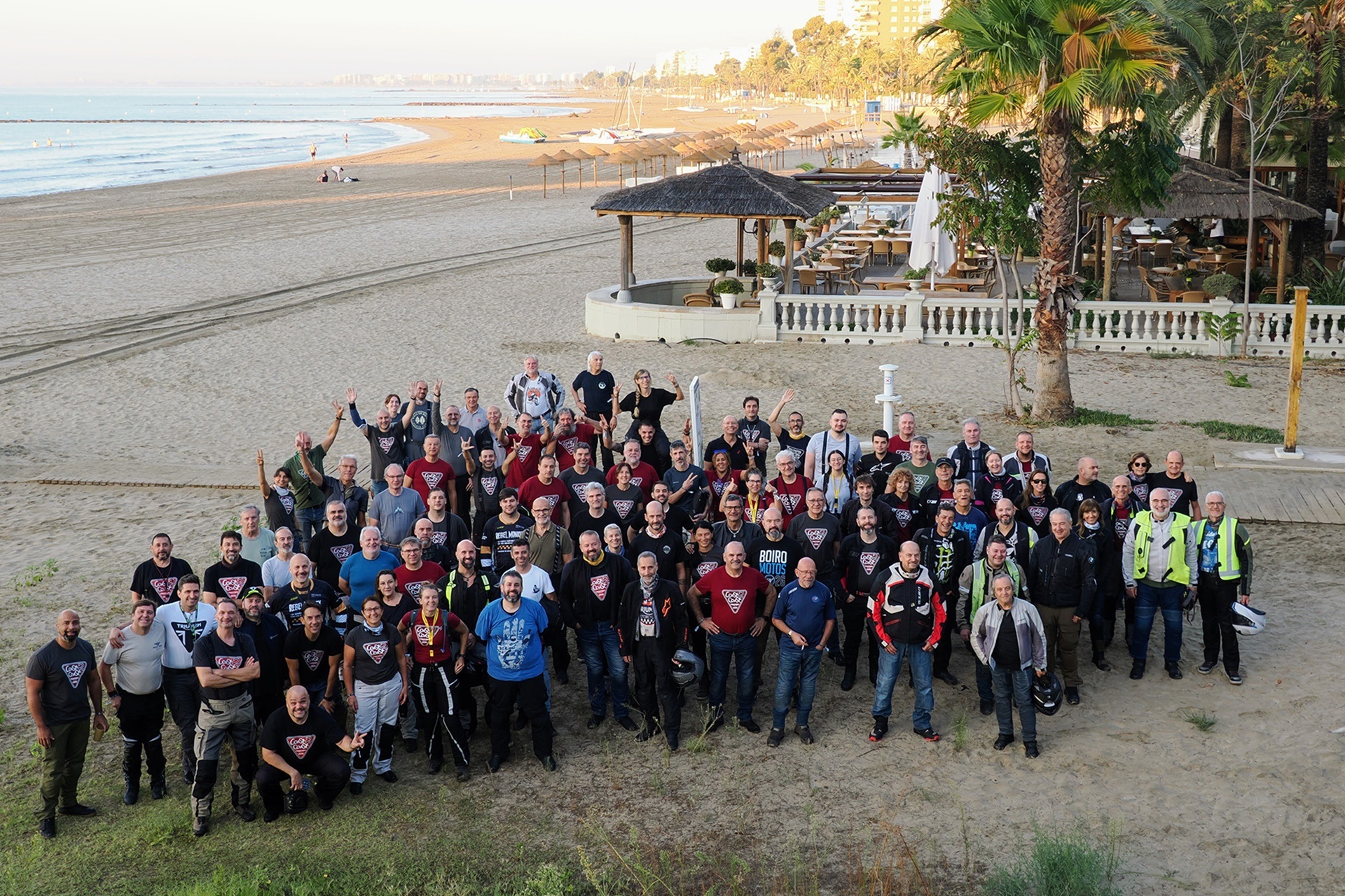 Triumph Coast 2 Coast 2026: Un centenar de motos recorrieron el este y sur peninsular