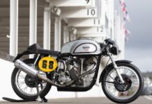 Norton y Works Racing participan con una histórica Manx 30M en Goodwood Revival 2026