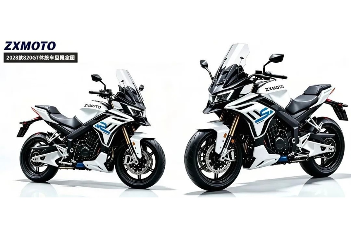ZXMoto amplía su familia 820 con la GT: una sport tourer que podría estrenarse en EICMA 2026