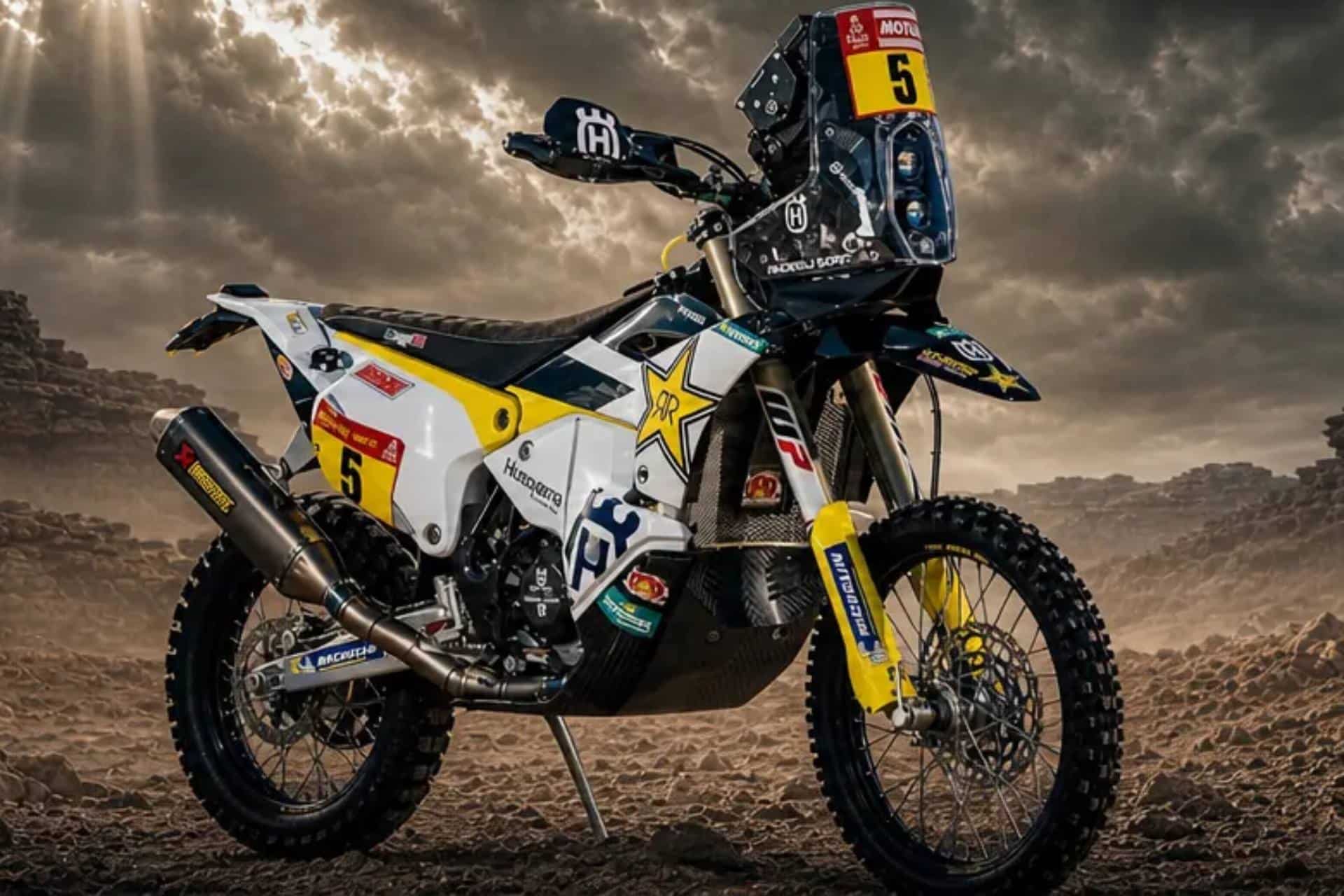 La Husqvarna que llevó al podio del Dakar 2020 a Pablo Quintanilla y su noble misión