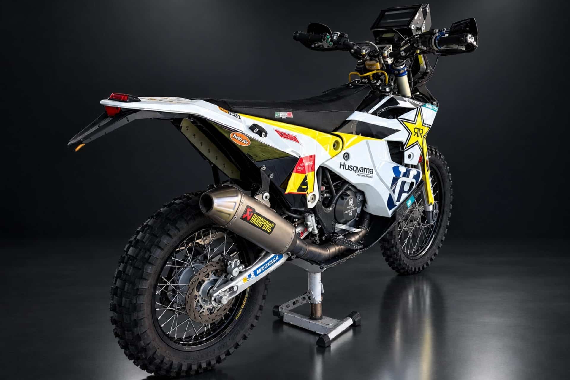 La Husqvarna que llevó al podio del Dakar 2020 a Pablo Quintanilla y su noble misión