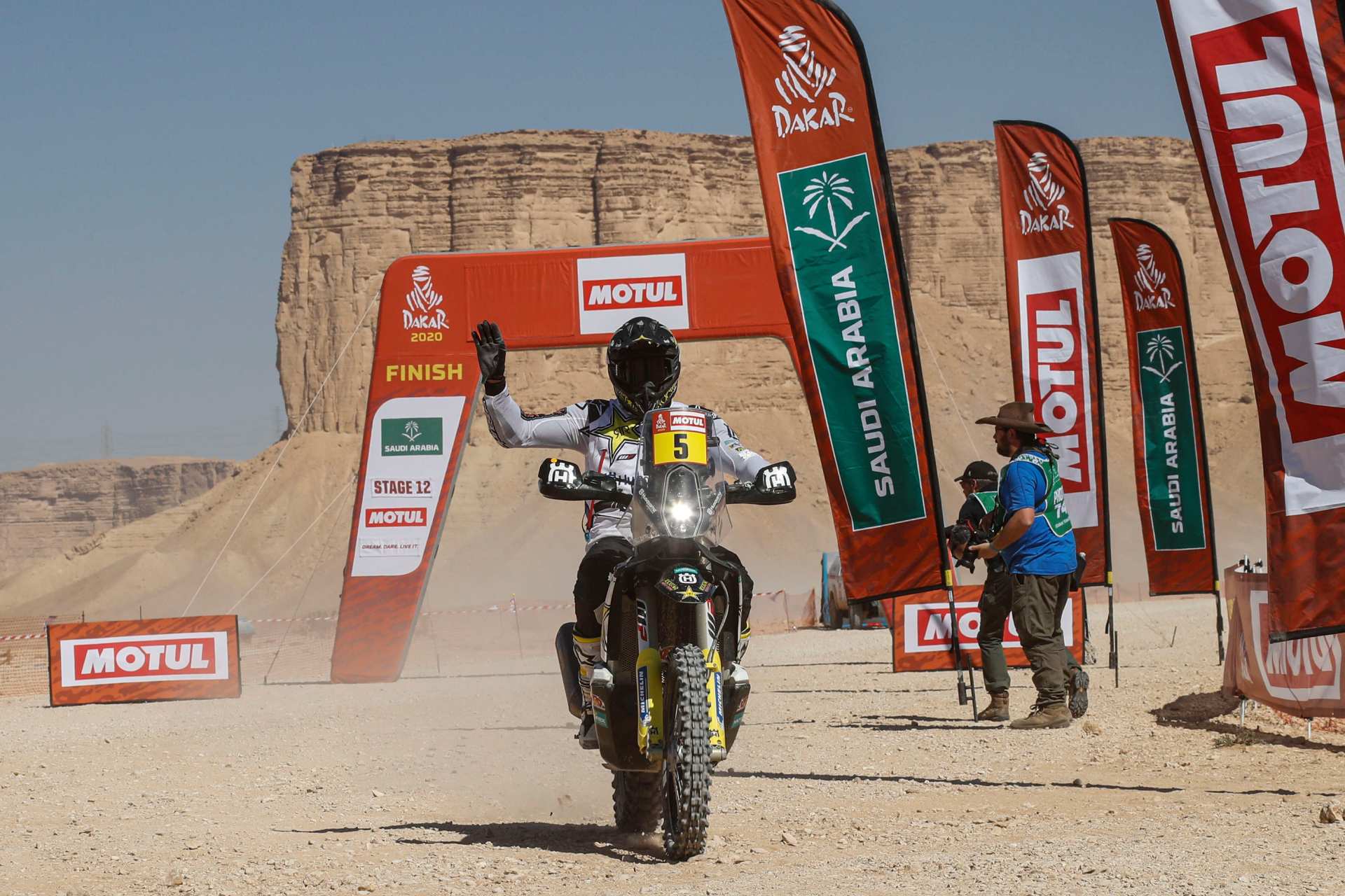 La Husqvarna que llevó al podio del Dakar 2020 a Pablo Quintanilla y su noble misión