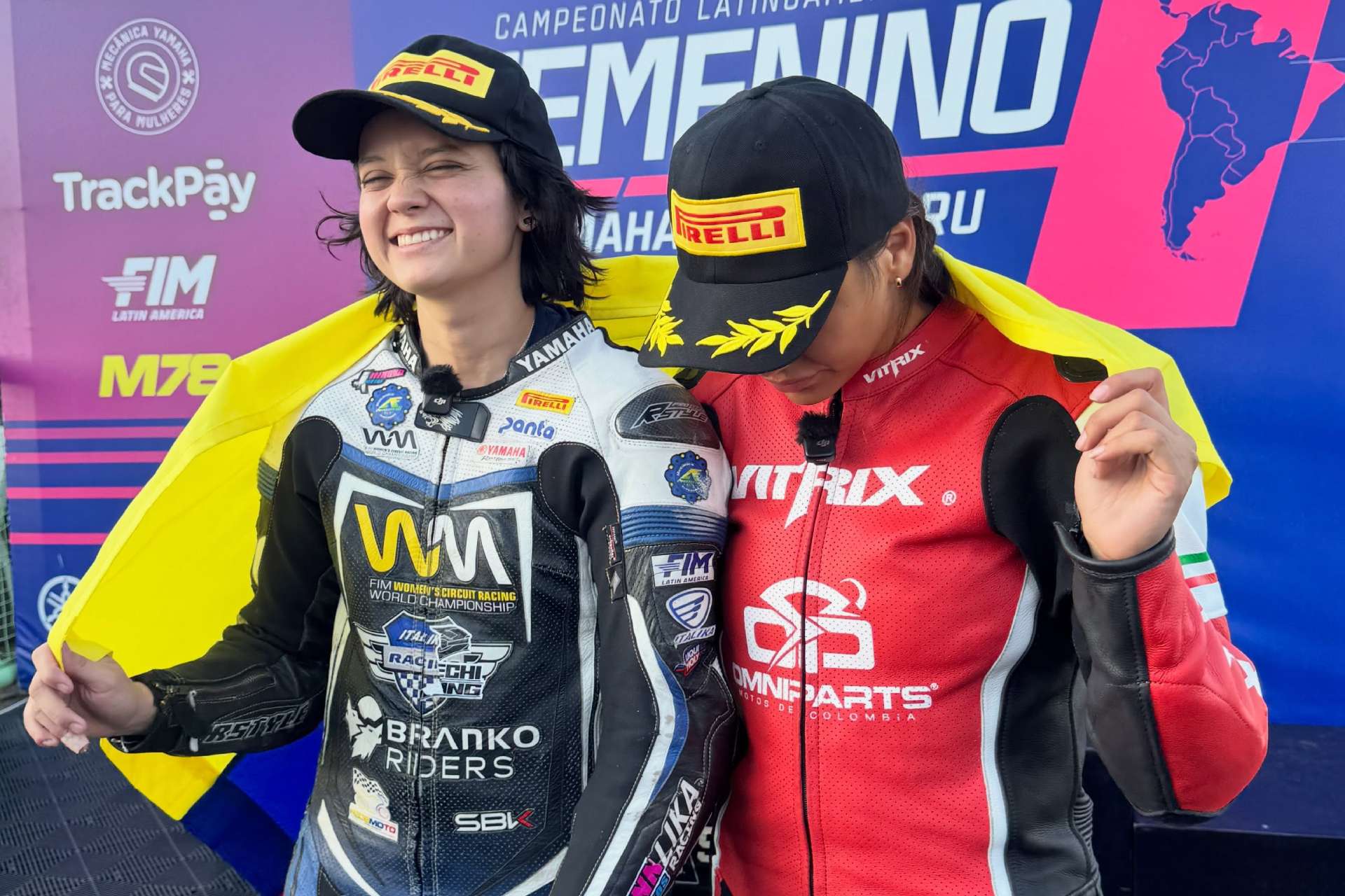 Isis Carreño se lleva el Yamaha R3 bLU cRU. Sara Varón, brilló en Brasil