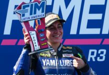 Isis Carreño se lleva el Yamaha R3 bLU cRU. Sara Varón, brilló en Brasil