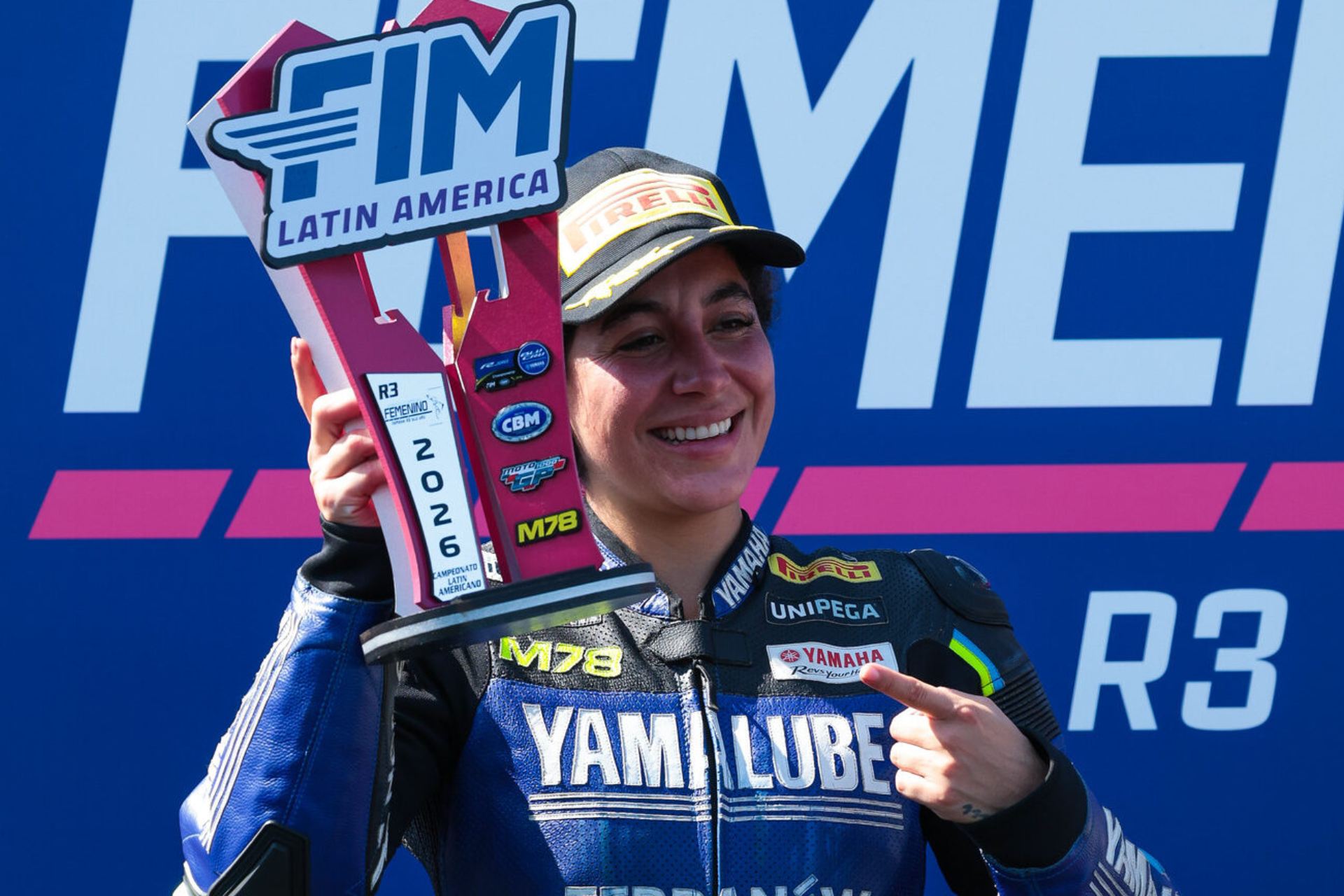 Isis Carreño se lleva el Yamaha R3 bLU cRU. Sara Varón, brilló en Brasil