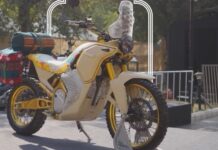 Royal Enfield Himalayan Electric sorprende con sillín floral en On Ride 2026
