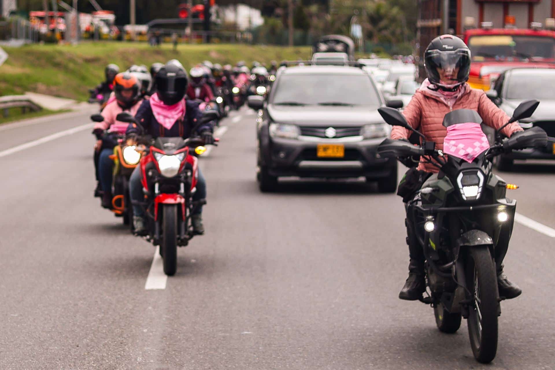 La Ruta Rosa: más de 500 motos rodando por un propósito