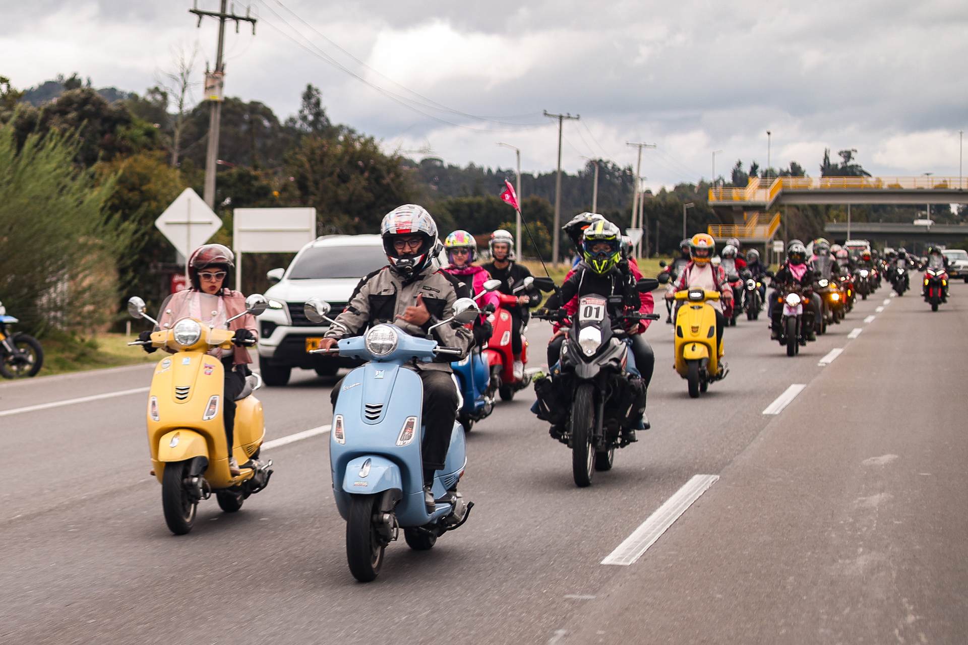 La Ruta Rosa: más de 500 motos rodando por un propósito