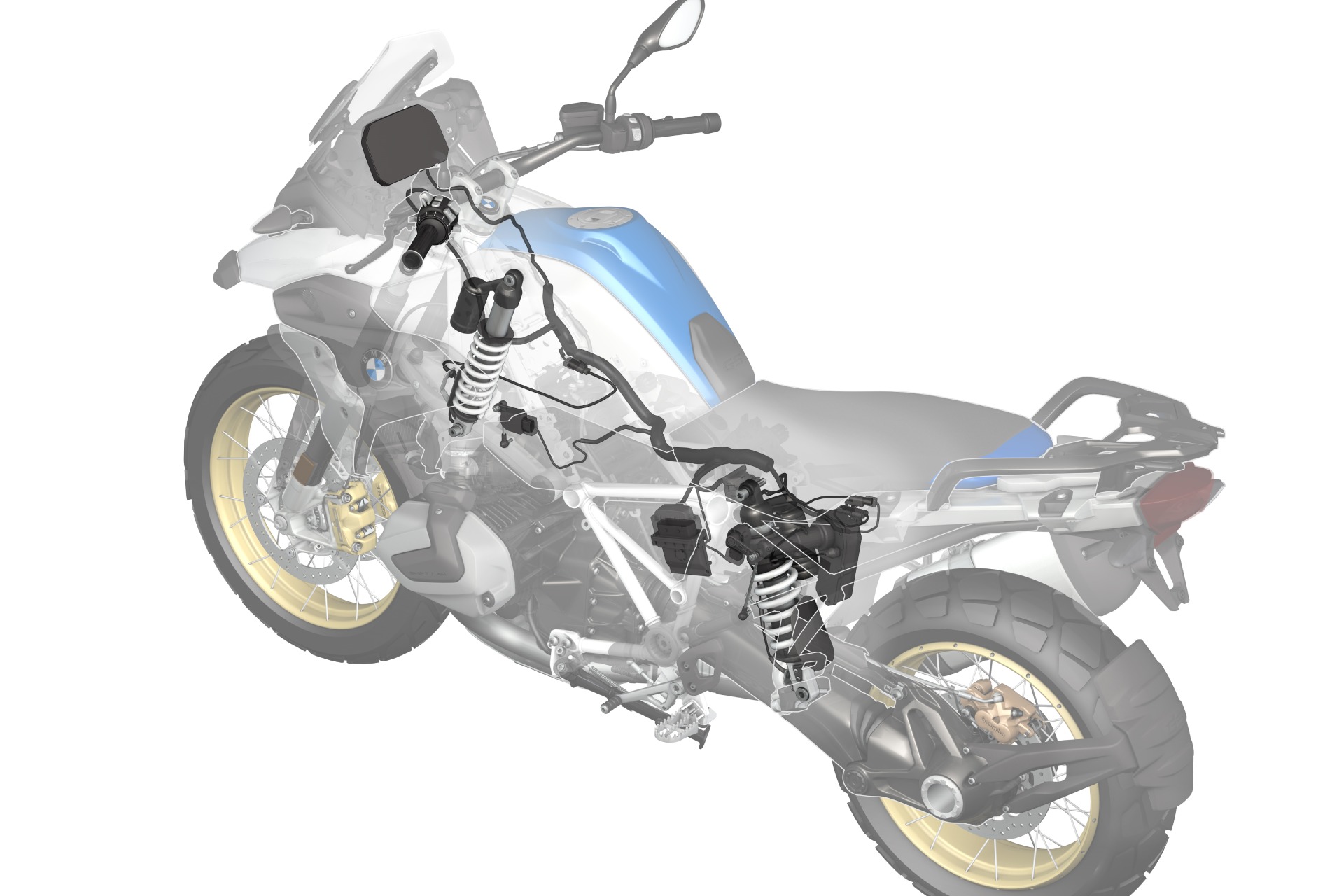 Suspensiones electrónicas en motocicletas: la historia de BMW y Ducati que cambió la forma de rodar