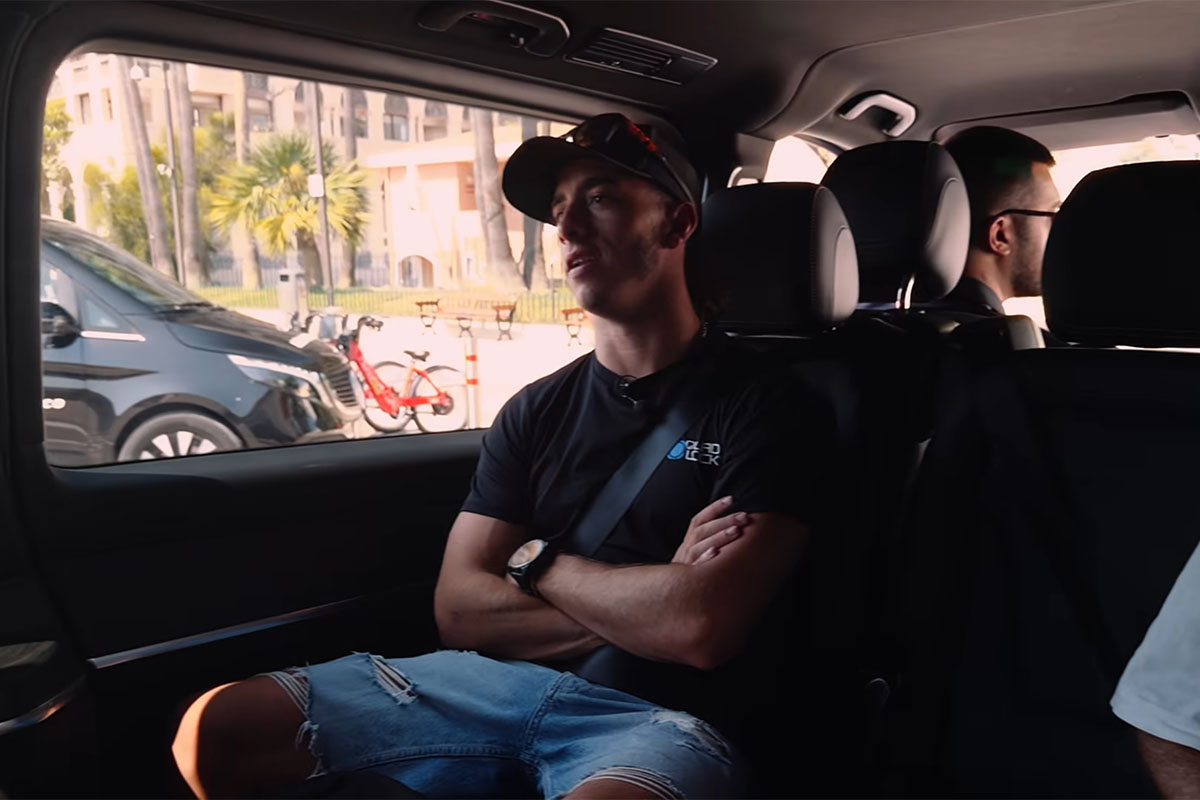 Pedro relajado en Mónaco antes de volverse loco