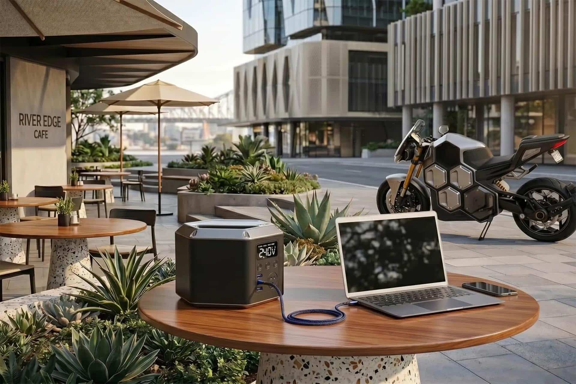 Una de las peculiaridades es que permite usar las baterías como power bank