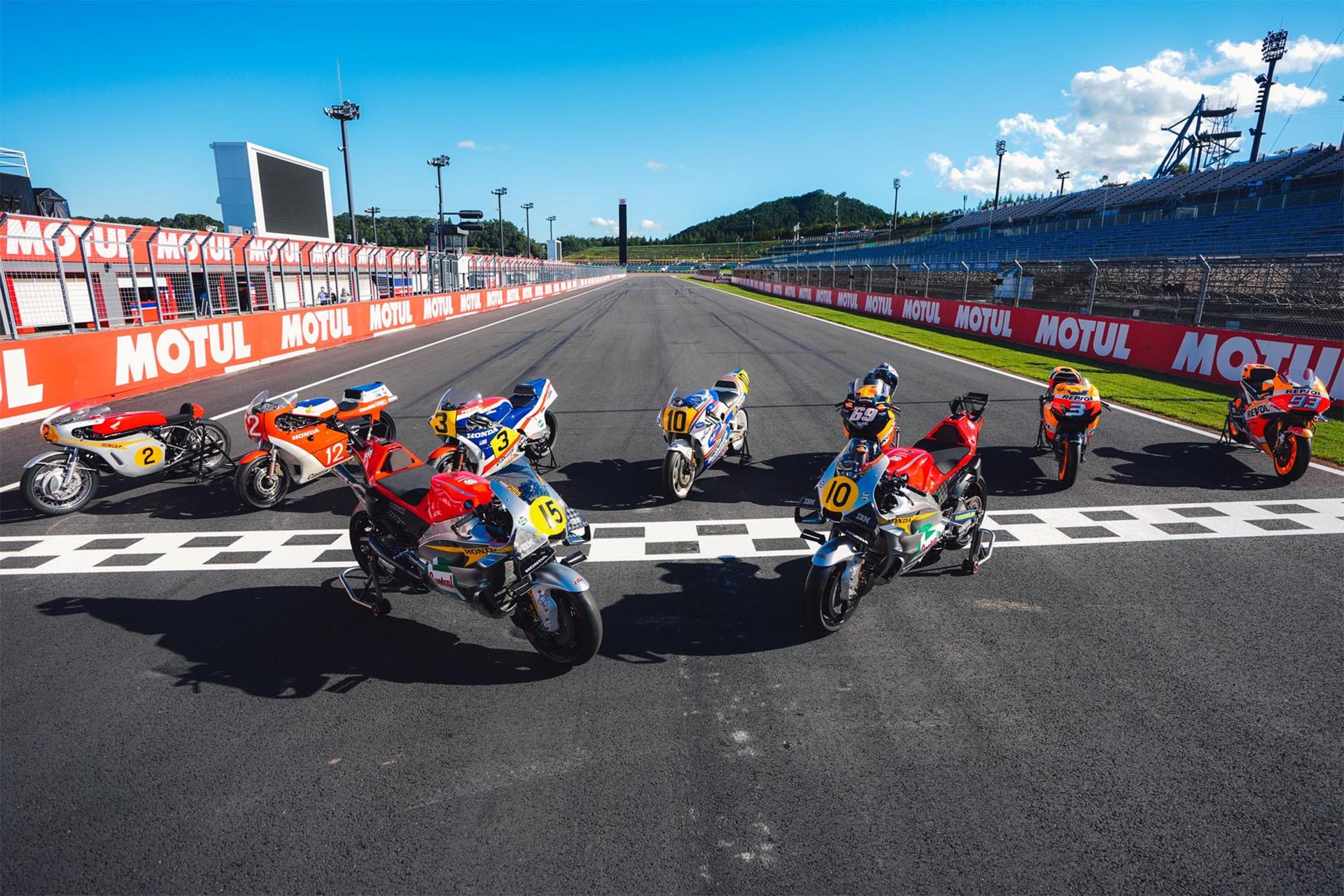 Honda ha puesto en la parrilla todas sus motos de 500