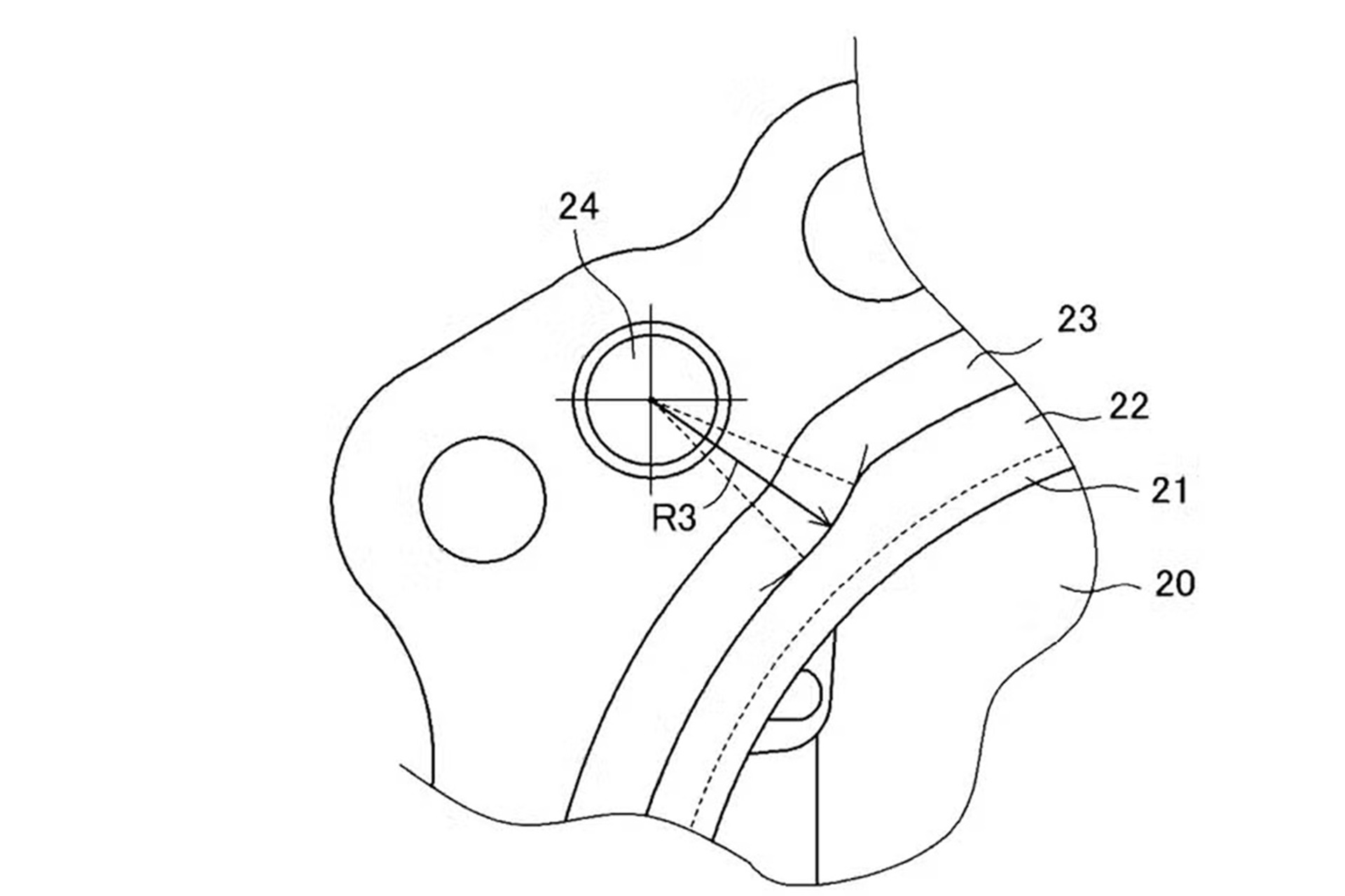 Honda patenta un motor bicilíndrico de "diseño simplificado"