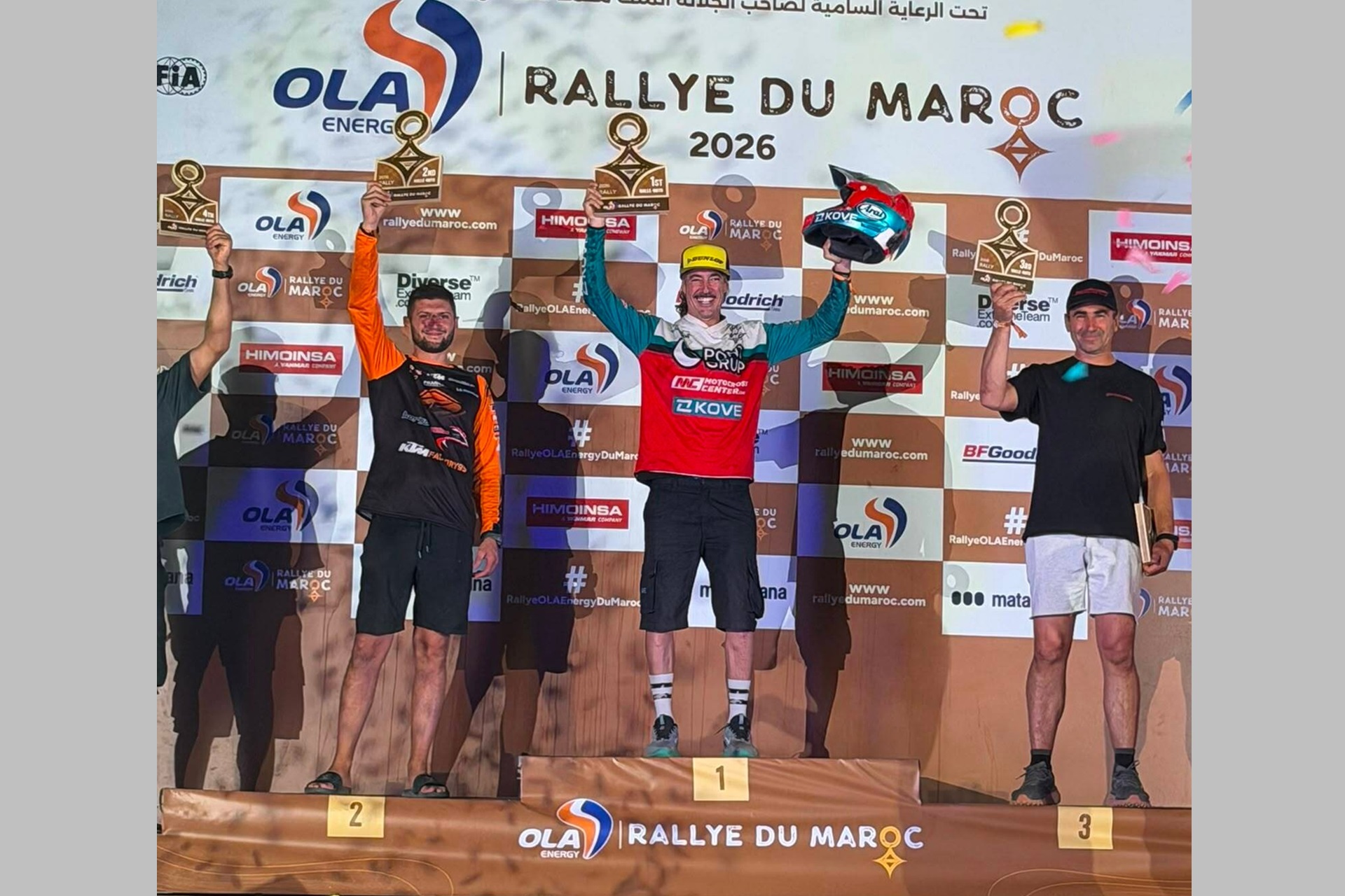 Javi Vega se impone en la categoría Malle Moto del Rally de Marruecos 2026 a los mandos de su Kove 450 Rally