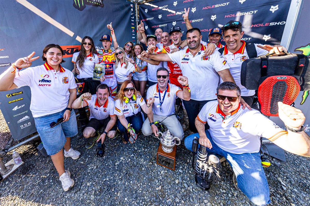 El equipo brilló como nunca lo había hecho España en el MXON
