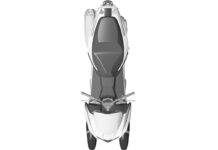 KYMCO prepara un nuevo scooter de 3 ruedas de aspecto compacto y un diseño específico del tren delantero