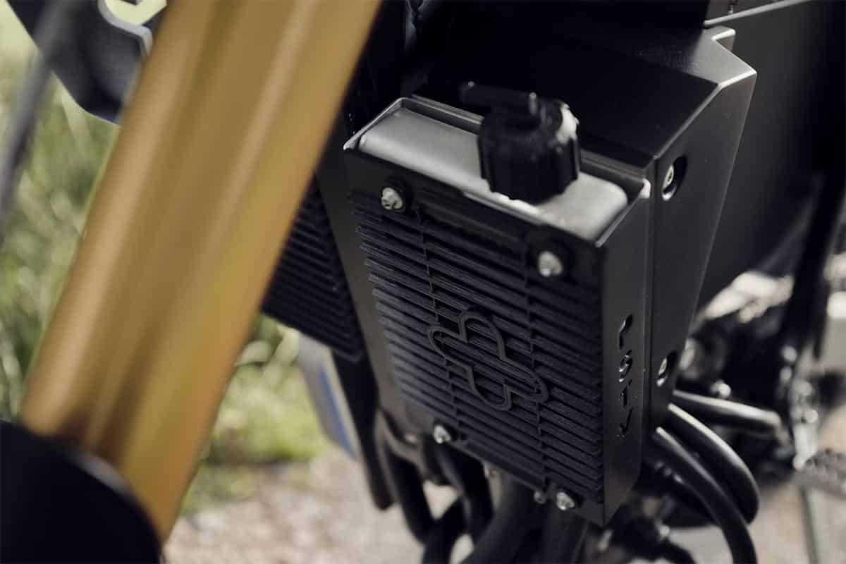 La moto cuenta con componentes fabricados en su mayoría en Italia