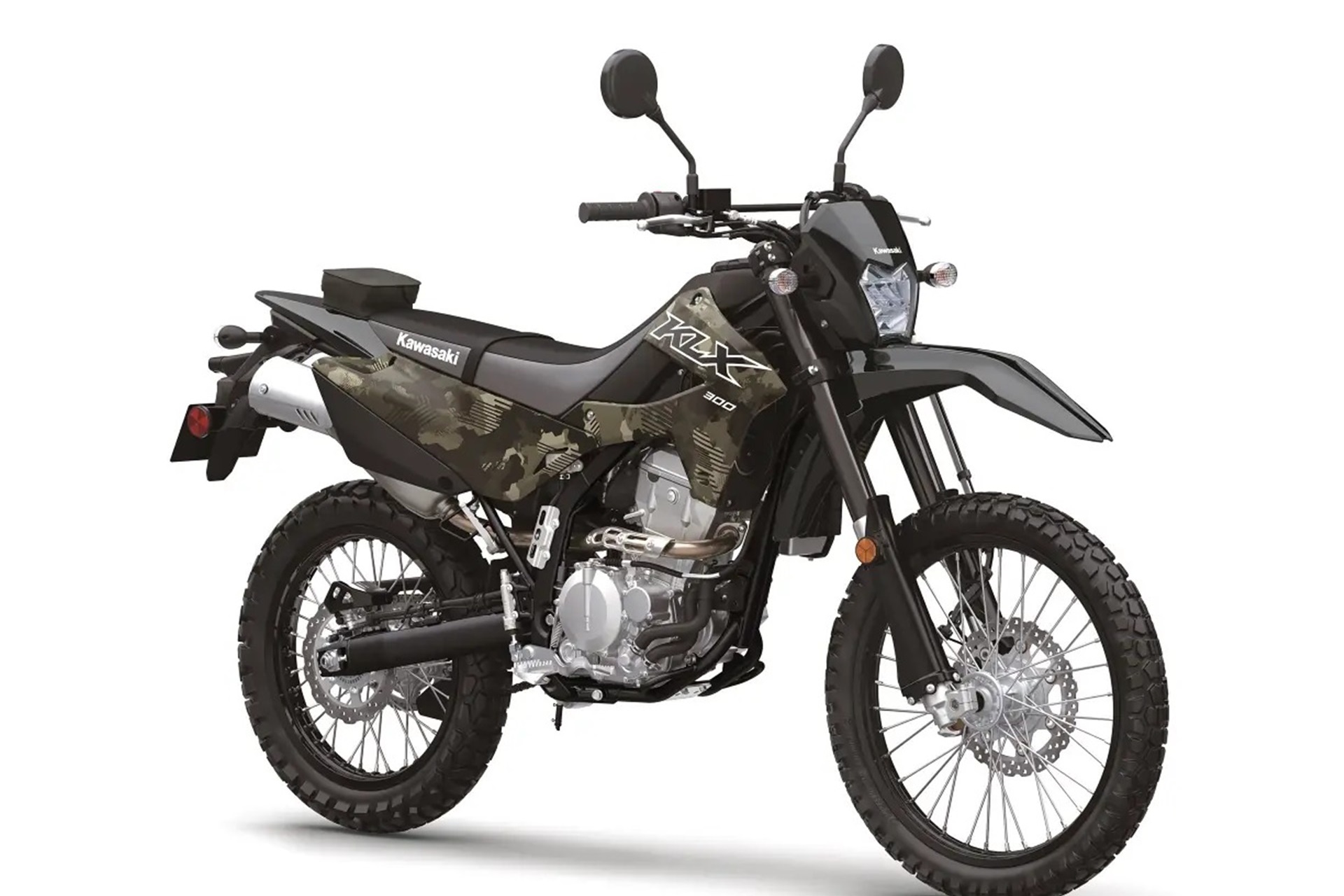 Kawasaki presenta su nueva gama KLX300 2027 con hasta cuatro variantes donde elegir