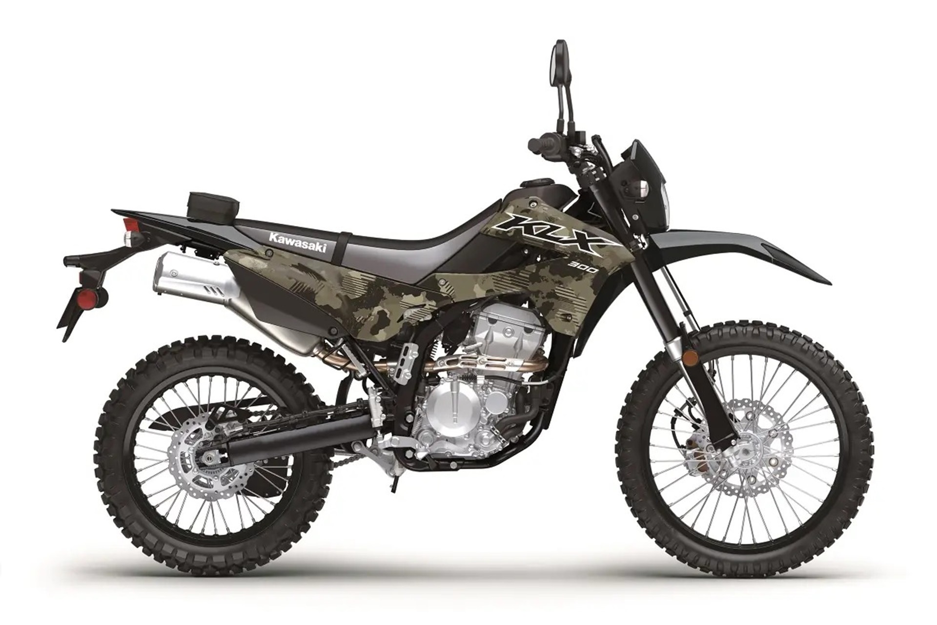 Kawasaki presenta su nueva gama KLX300 2027 con hasta cuatro variantes donde elegir