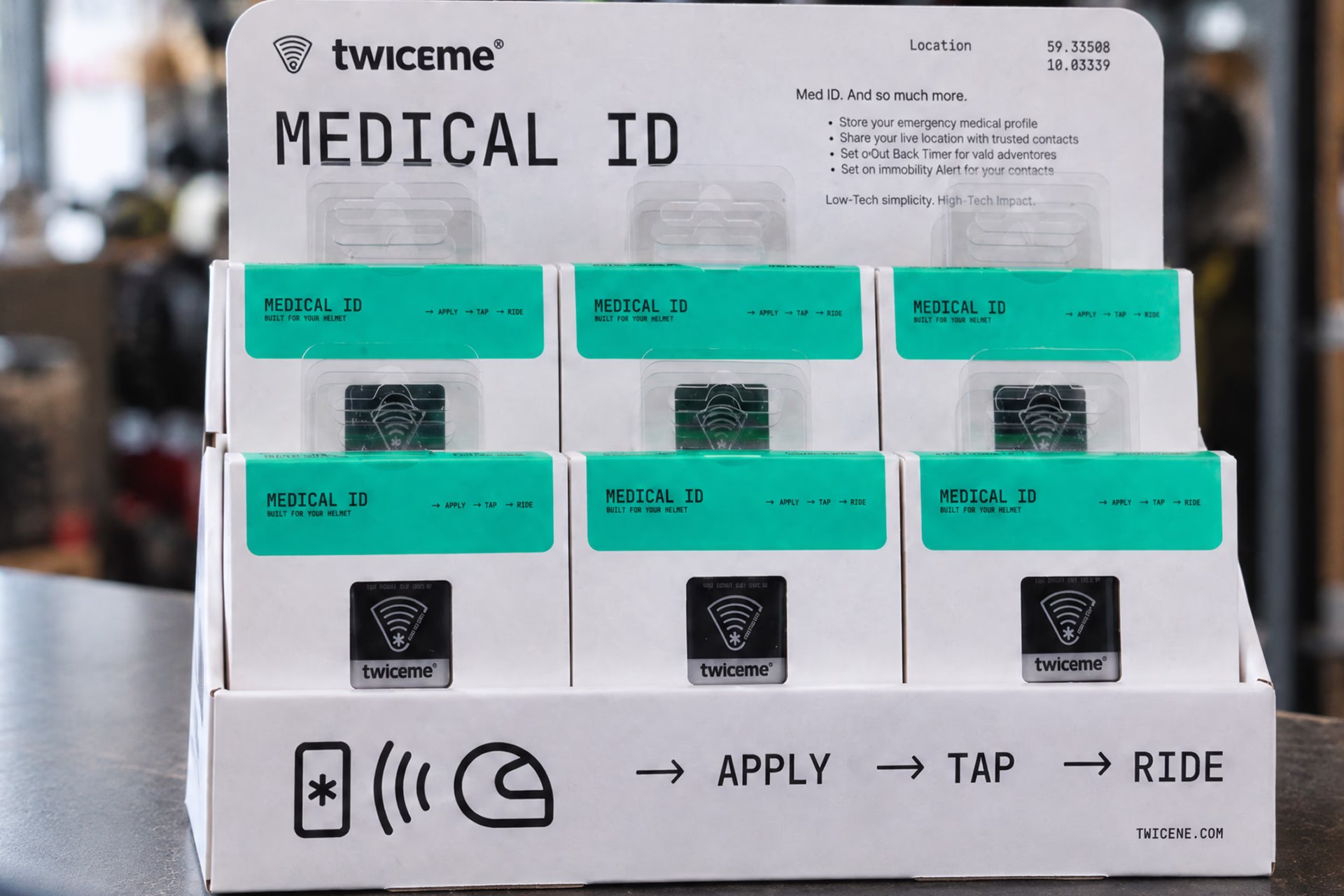 Twiceme Tag, dispositivo NFC que puede salvar vidas